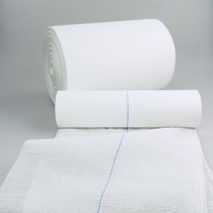 Gaze de coton absorbante détectable aux rayons X